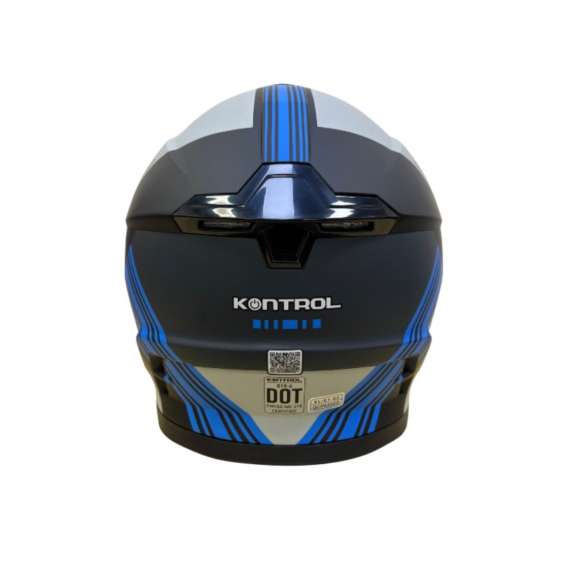 CASCO KONTROL 819-6 OXPORT MATE NEGRO AZUL