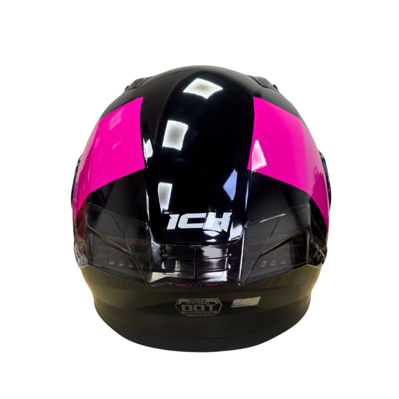 CASCO ICH ICH-3120DV FURTHER NEGRO FUCSIA VISOR HUMO