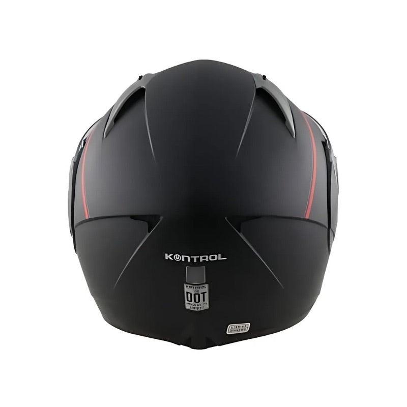 CASCO KONTROL 158 ABAT NEGRO ROJO