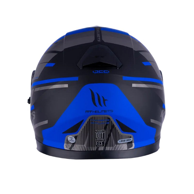 CASCO MT THUNDER 3 SV PITLANE MATE AZUL