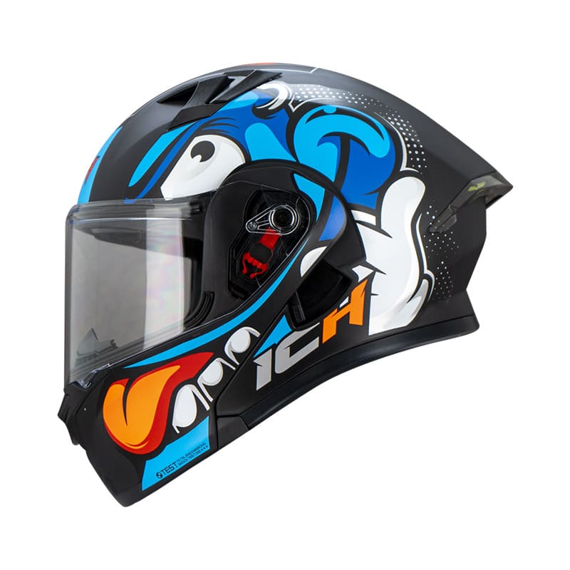 CASCO ICH ICH-3120DV NICE MATE NEGRO AZUL