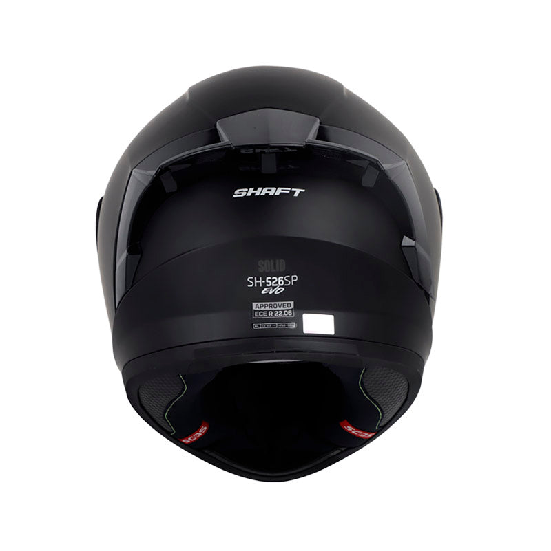 CASCO SHAFT SH-526SP SOLID MATE NEGRO7 VISOR IRIDIUM AZUL
