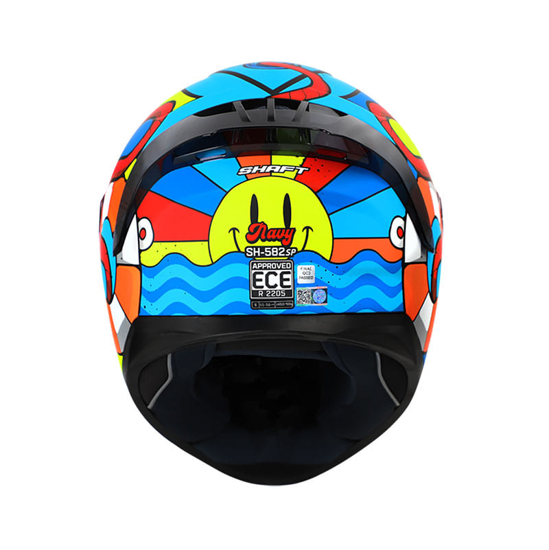 CASCO SHAFT SH-582SP NAVY MATE AZUL NARANJA NEON