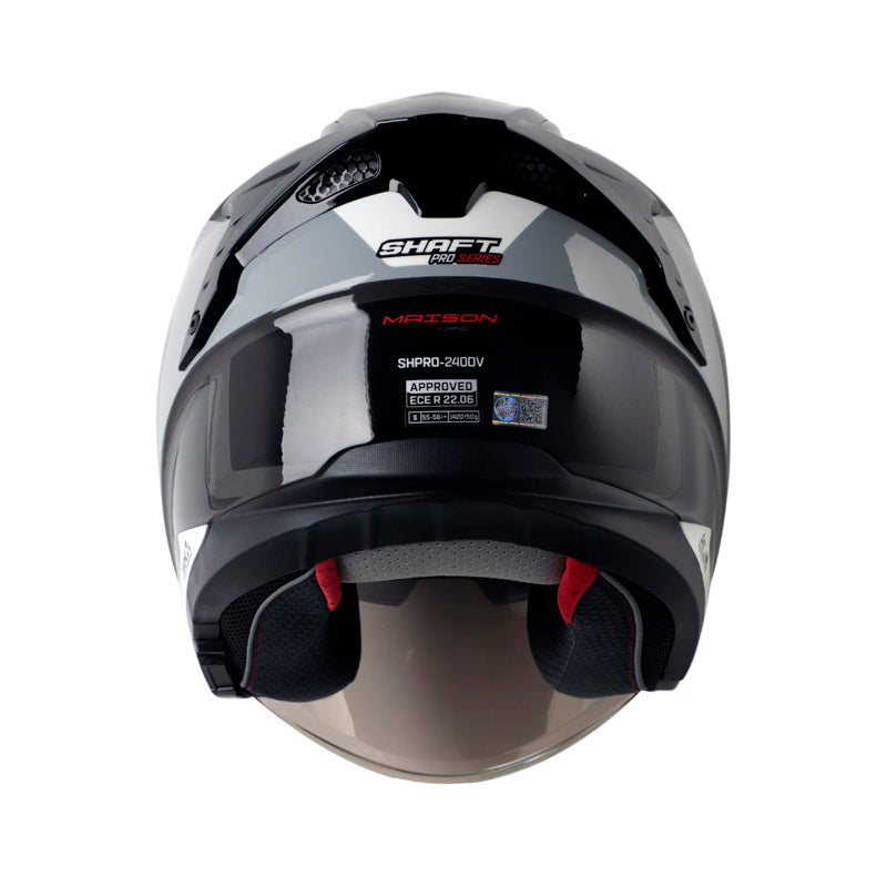 CASCO SHAFT SH-240DV PRO MAISON GRIS OSCURO BLANCO IRIDIUM