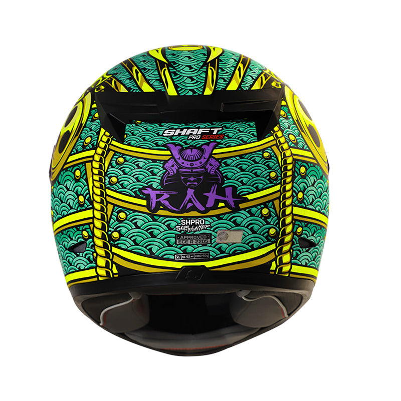 CASCO SHAFT SH-545PRO RAN MATE NEGRO MORADO NEON