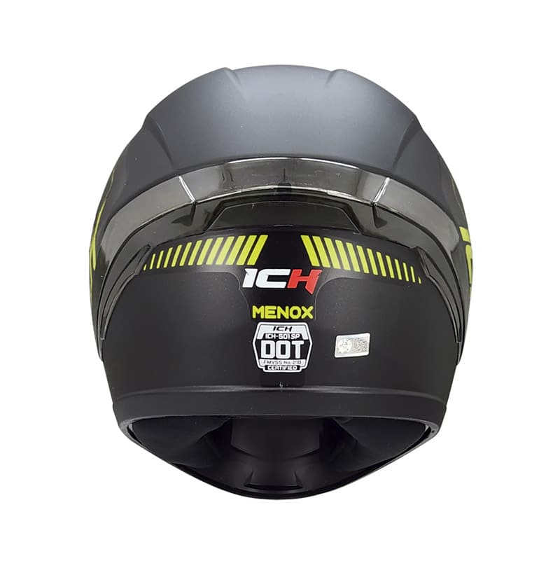 CASCO ICH ICH-501SP MENOX MATE NEGRO AMARILLO NEON