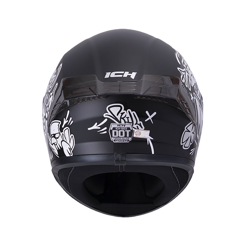 CASCO ICH-503 SKILL NEGRO NEGRO VISOR HUMO