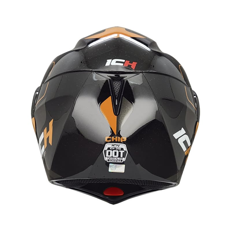 CASCO ICH ICH-3110DV CHIP NEGRO NARANJA NEON