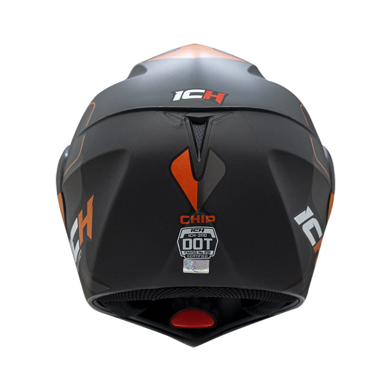 CASCO ICH ICH-3110DV CHIP MATE NEGRO NARANJA NEON