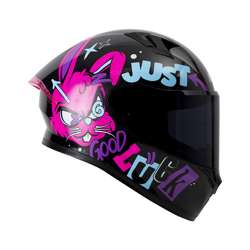CASCO ICH ICH-503 KIT N BUN NEGRO MORADO VISOR HUMO