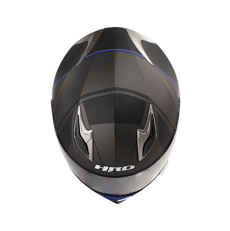 CASCO HRO HRO-508 SISKO MATE NEGRO AZUL