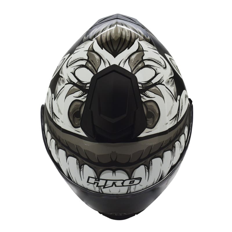 CASCO HRO HRO-518DV THE CLOWN NEGRO GRIS