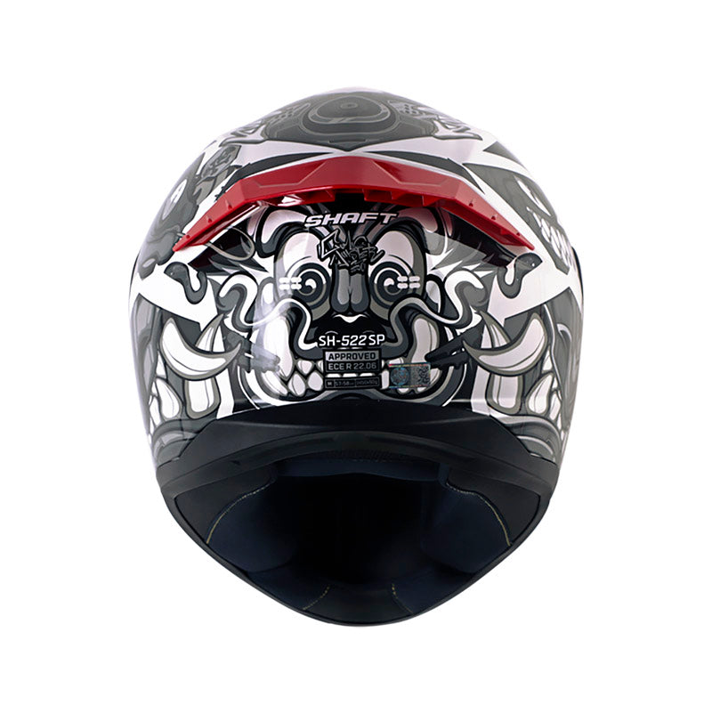 CASCO SHAFT SH-522SP COMIC MONSTER EVO BLANCO GRIS IRIDIUM