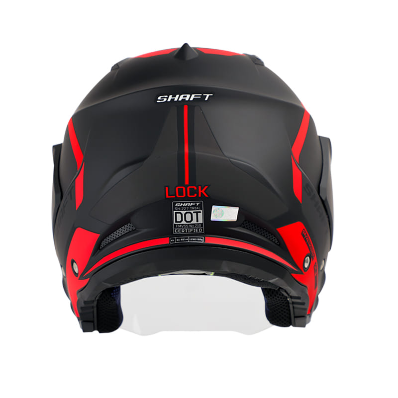CASCO SHAFT SH-227 LOCK MATE NEGRO ROJO