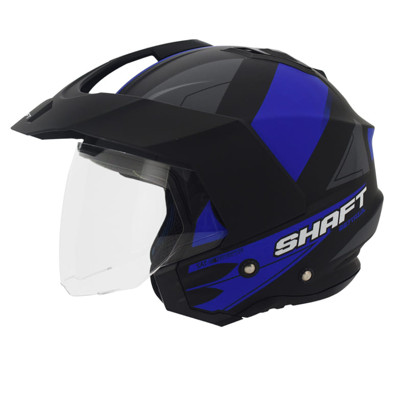 CASCO SHAFT SH-227 PRACTICE MATE NEGRO AZUL