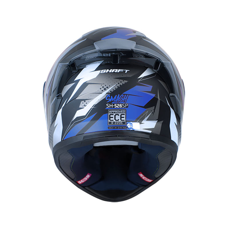 CASCO SHAFT SH-526SP SMASH MATE NEGRO AZUL NAVY