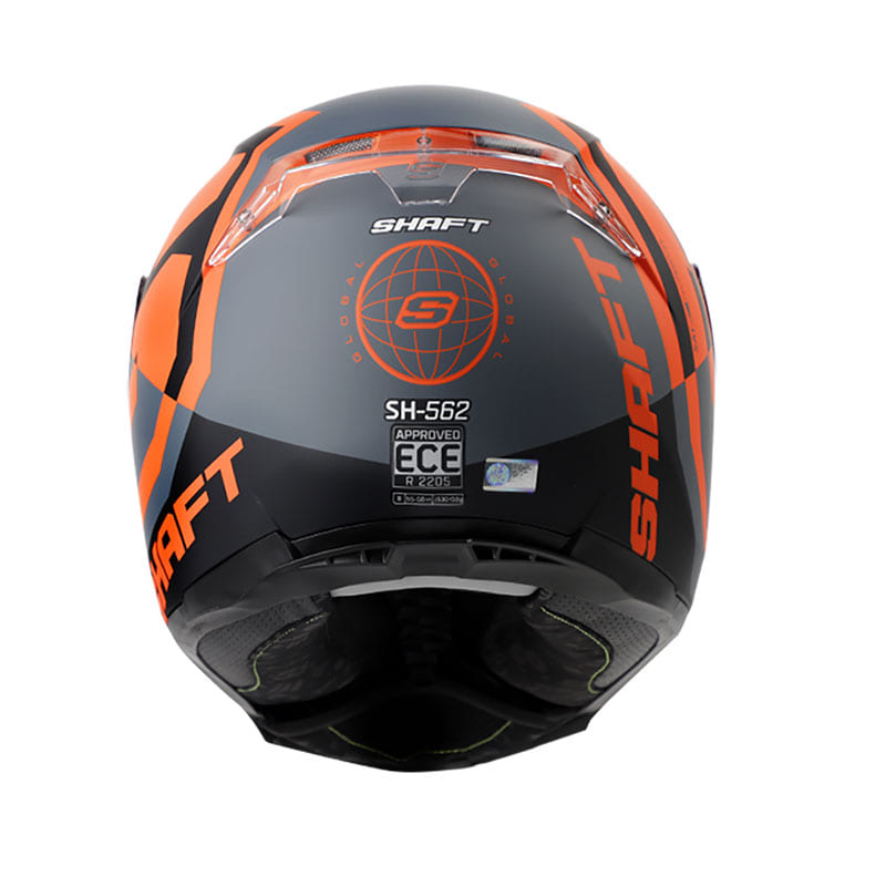 CASCO SHAFT SH-562 GLOBAL MATE GRIS NARANJA NEON