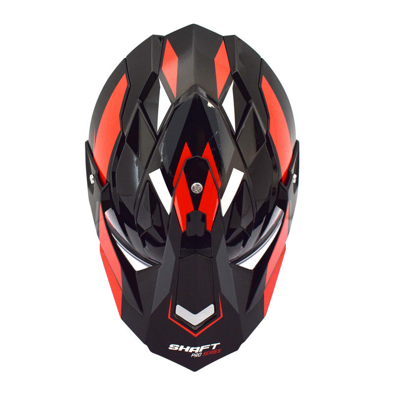 CASCO SHAFT SH-MX370DV PRO GEAR NEGRO ROJO
