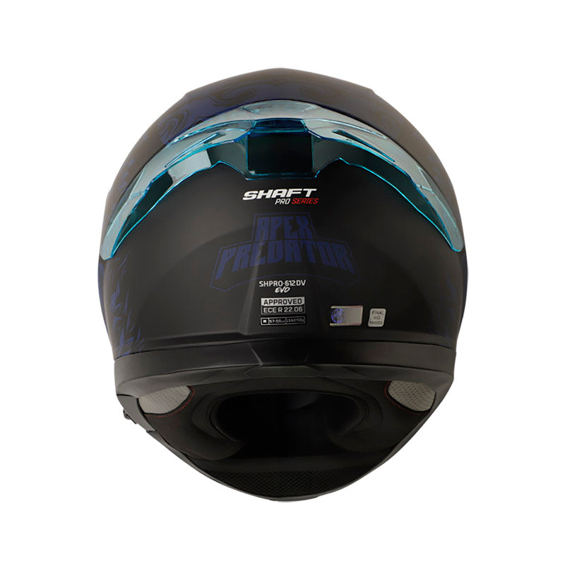 CASCO SHAFT SH-612DV PRO APEX PREDATOR MATE AZUL NEGRO