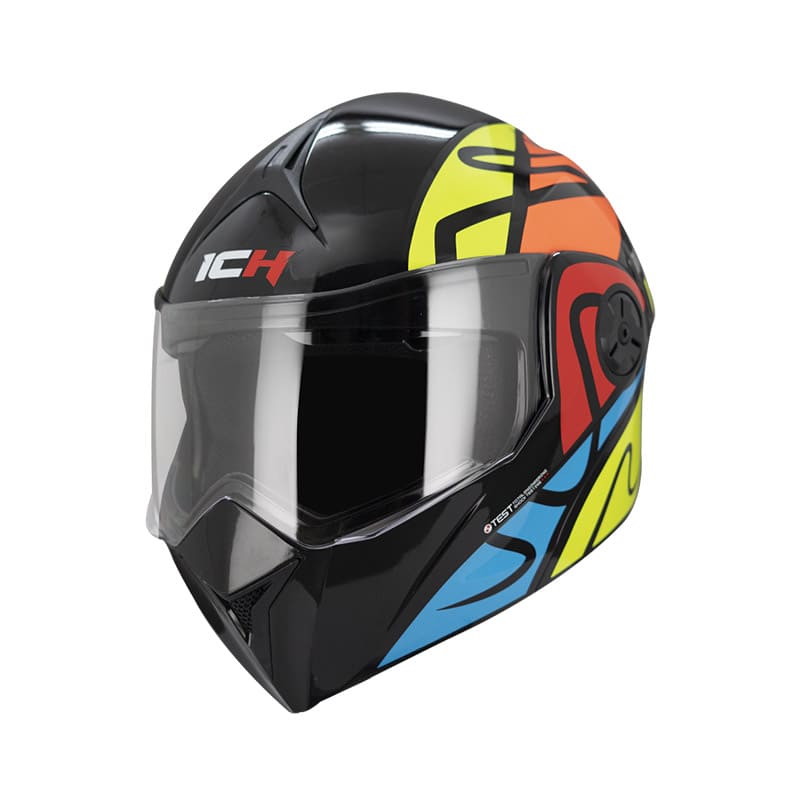 CASCO ICH ICH-3110DV BLOCKS NEGRO AMARILLO NEON