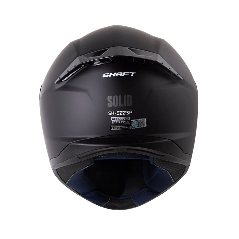 CASCO SHAFT SH-522SP SOLID MATE NEGRO NEGRO7 VISOR IRIDIUM