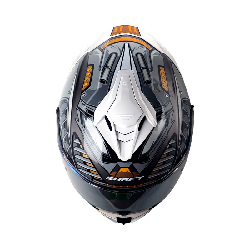CASCO SHAFT SH-598GTR ROBOFORM GRIS DORADO VISOR IRIDIUM