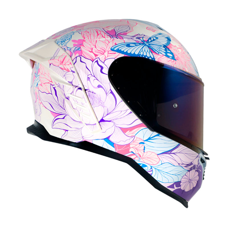 CASCO SHAFT SH-598GTR GYVERNY BLANCO PERLA FUCSIA MORADO
