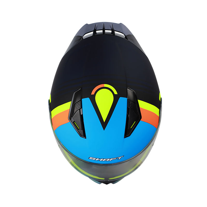 CASCO SHAFT SH-582SP ROLL AZUL NAVY AMARILLO NEON