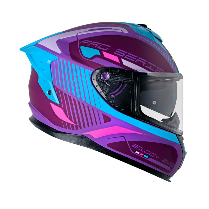 CASCO SHAFT SH-610EVO PROGREX MATE MORADO AZUL