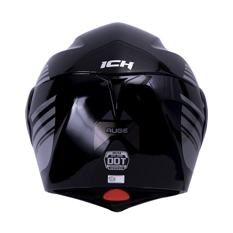 CASCO ICH ICH-3110DV NO FEAR NEGRO GRIS VISOR RAMDON