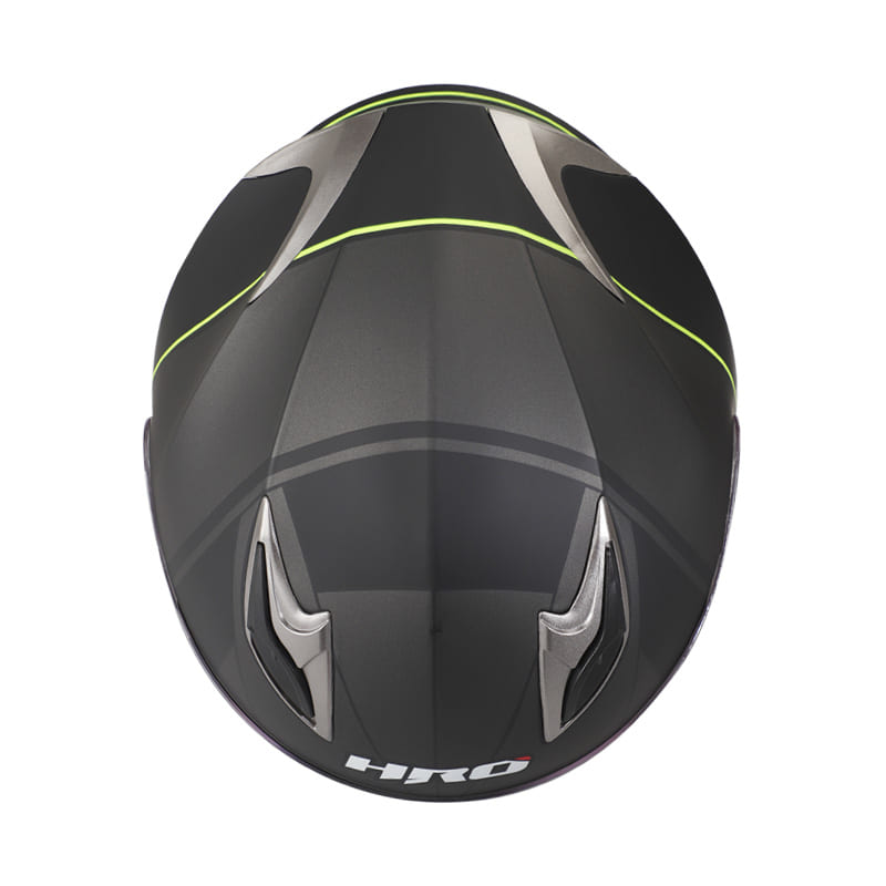 CASCO HRO HRO-508 SISKO MATE NEGRO AMARILLO NEON