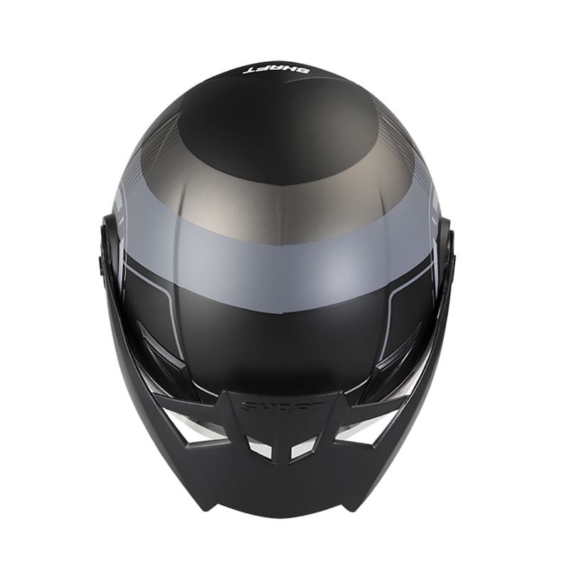 CASCO SHAFT SH-211 ZORAK MATE NEGRO GRIS