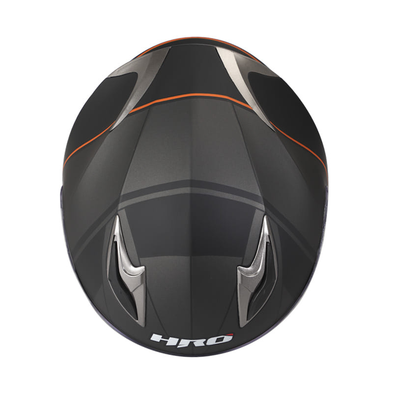 CASCO HRO HRO-508 SISKO MATE NEGRO NARANJA NEON