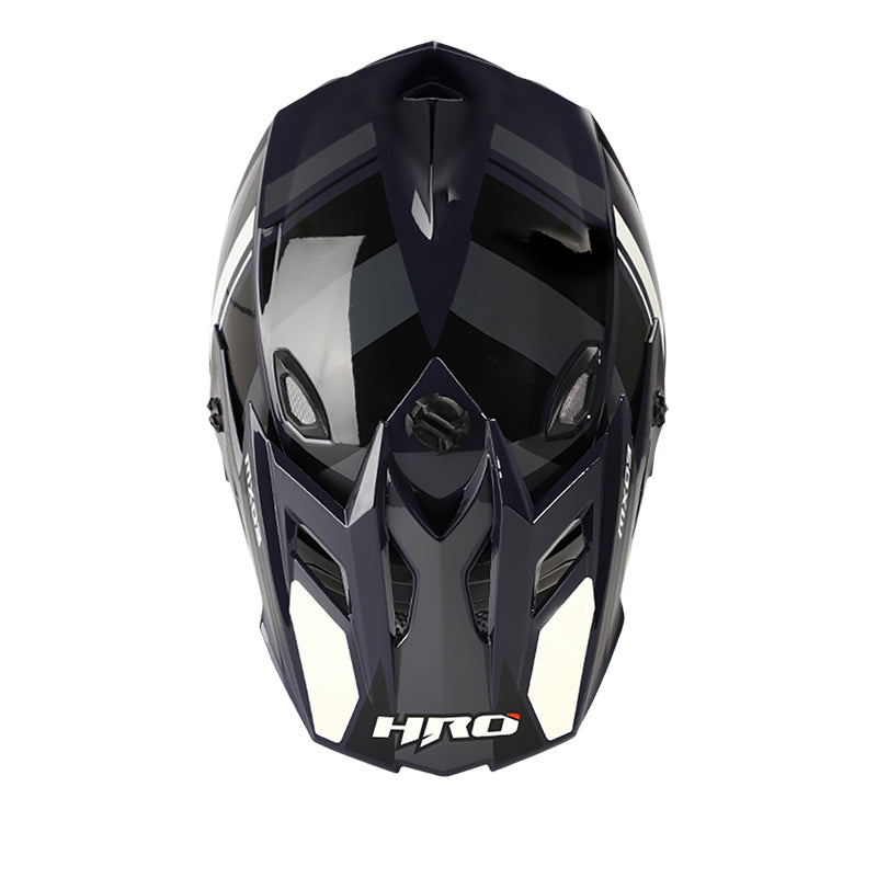 CASCO HRO HRO-MX03 RUN AZUL NAVY BLANCO