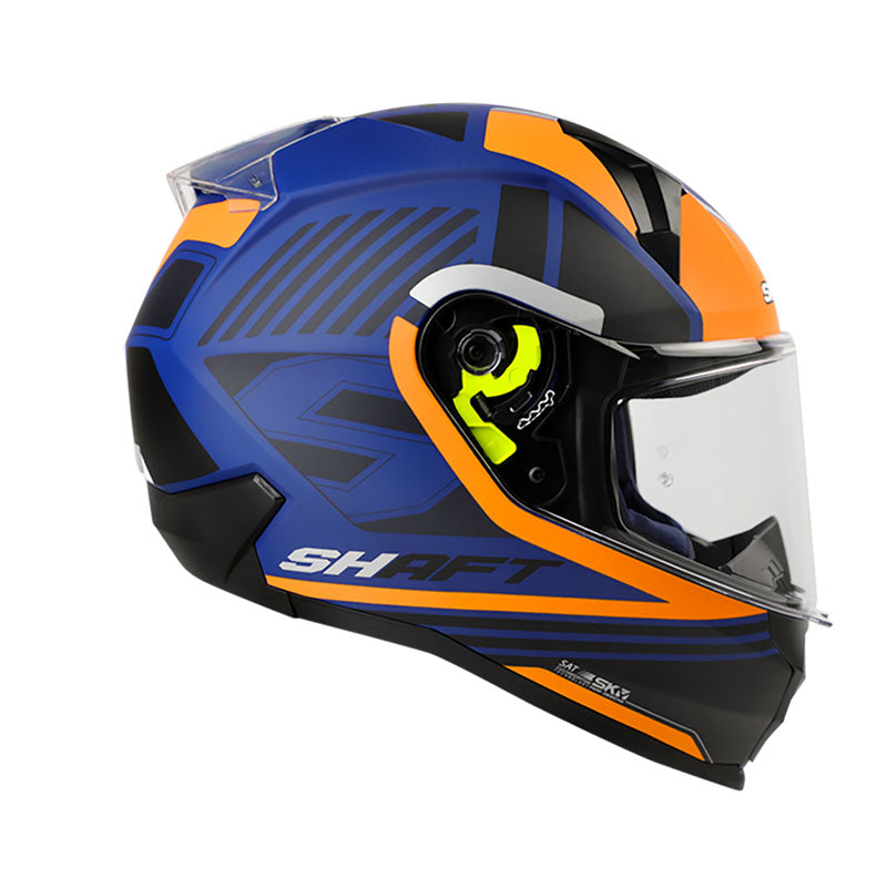 CASCO SHAFT SH-560 CESIO AZUL NAVY NARANJA NEON