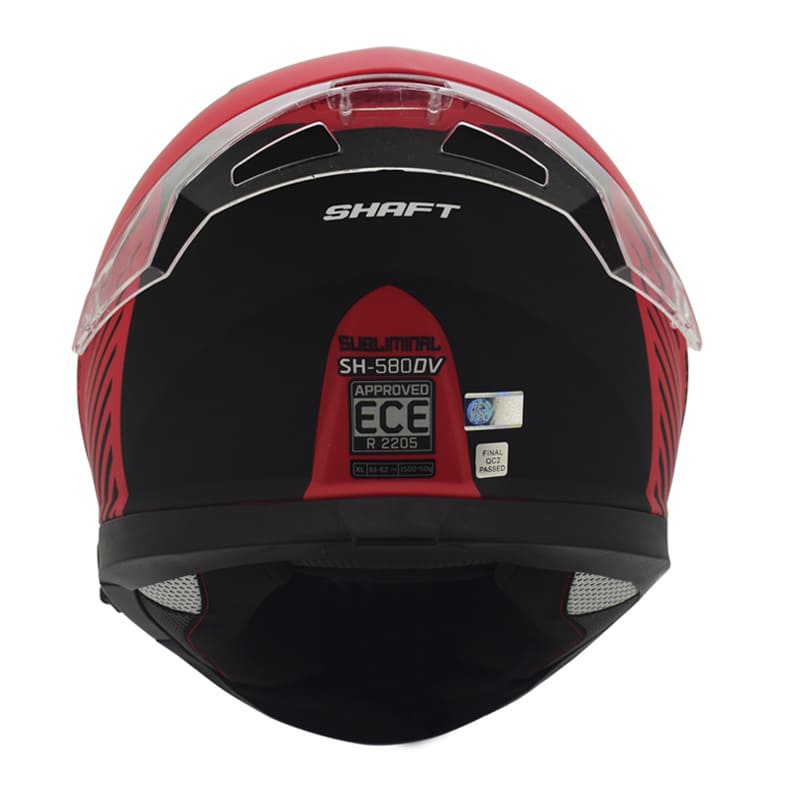 CASCO SHAFT SH-580DV SUBLIMINAL MATE NEGRO ROJO