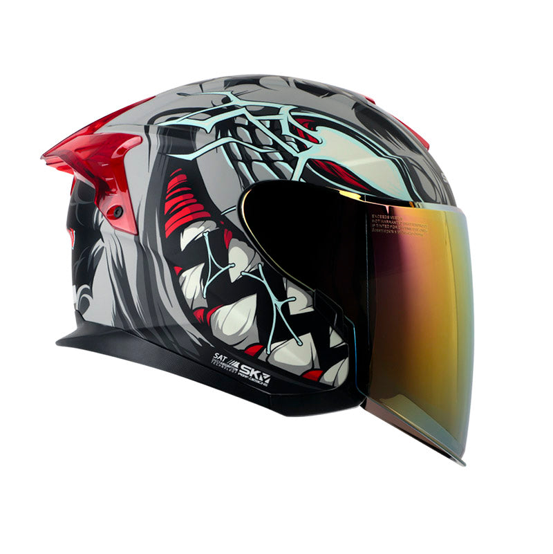 CASCO SHAFT SH-240DV PRO HALLOW MAN MATE GRIS ROJO