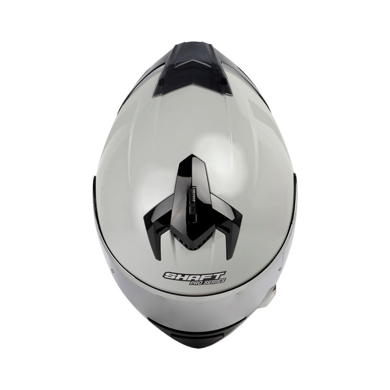 CASCO SHAFT SH-610DV PRO SOLID GRIS NEGRO VISOR PLATA