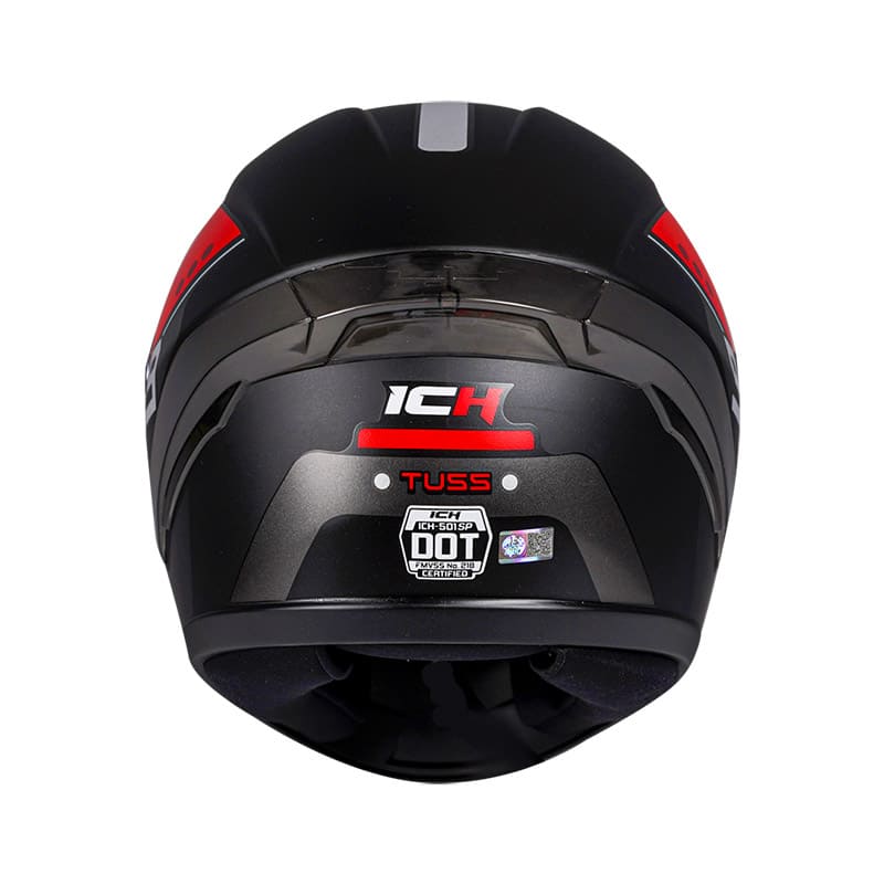 CASCO ICH ICH-501SP TUSS MATE NEGRO ROJO