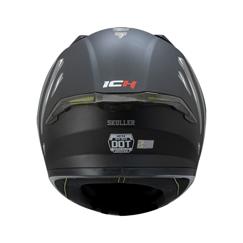CASCO ICH ICH-503SP SKULLER MATE NEGRO GRIS