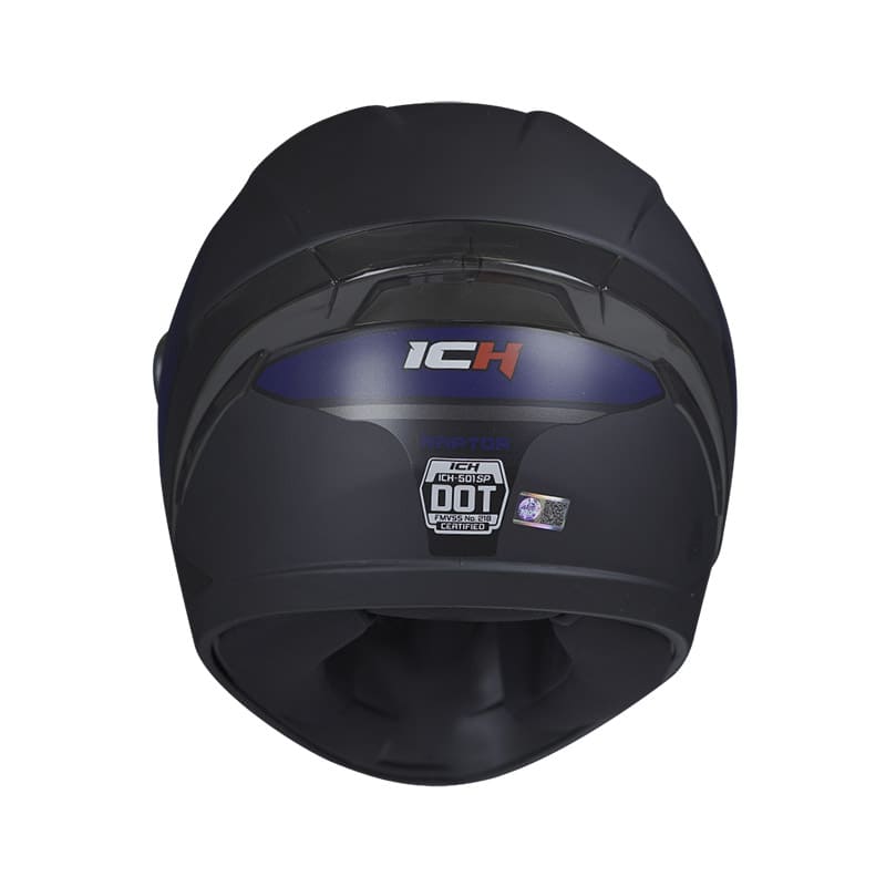 CASCO ICH ICH-501SP RAPTOR MATE NEGRO AZUL NAVY