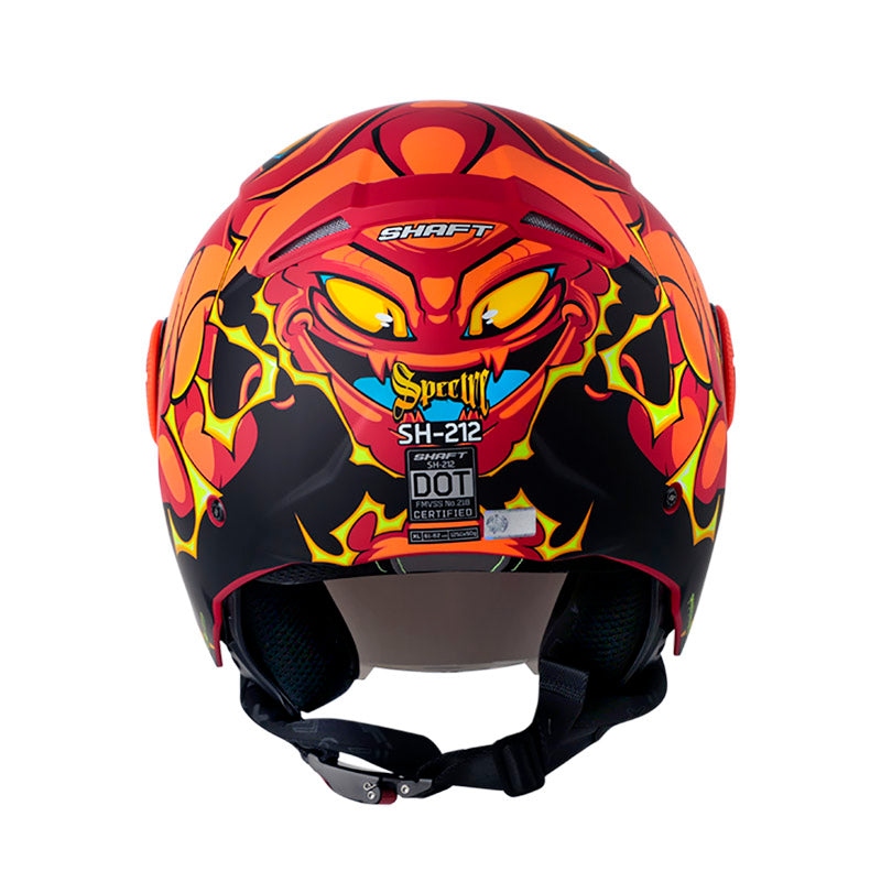 CASCO SHAFT SH-212 SPECTRE MATE NARANJA AMARILLO IRIDIUM