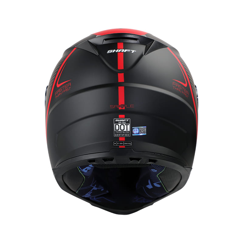 CASCO SHAFT SH-502 SAMPLE MATE NEGRO ROJO