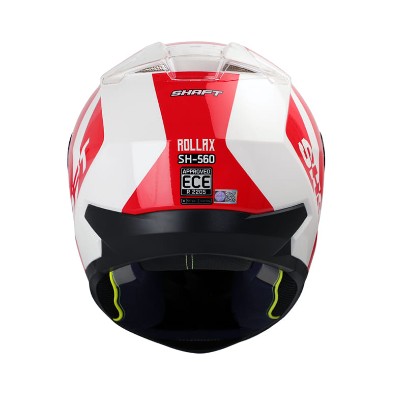 CASCO SHAFT SH-560 ROLLAX BLANCO ROJO