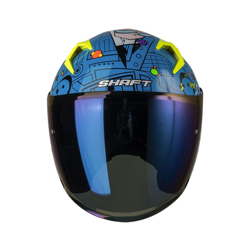 CASCO SHAFT SH-226SP DEXTER AZUL VISOR IRIDIUM AZUL