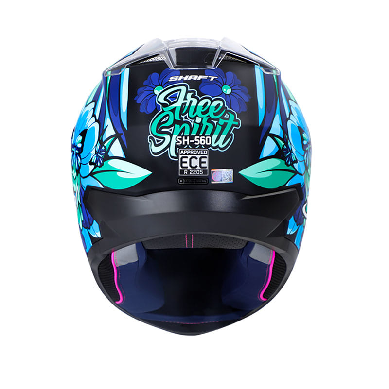 CASCO SHAFT SH-560 FREE SPIRIT MATE NEGRO AZUL