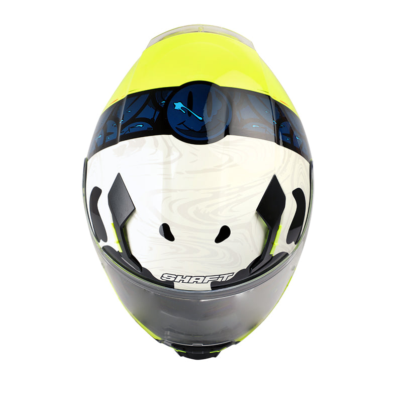 CASCO SHAFT SH-562 REBIRTH AMARILLO NEON AZUL NAVY