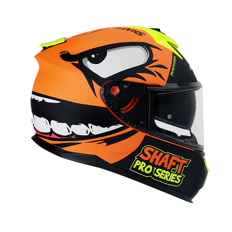 CASCO SHAFT SH-610DV PRO SMILEX MATE NARANJA NEON AMARILLO