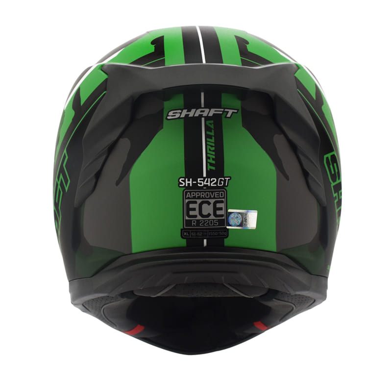 CASCO SHAFT SH-542GT THRILLA MATE NEGRO VERDE MILITAR