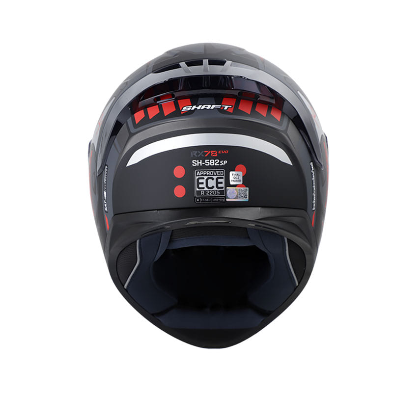CASCO SHAFT SH-582SP RX78 MATE GRIS ROJO